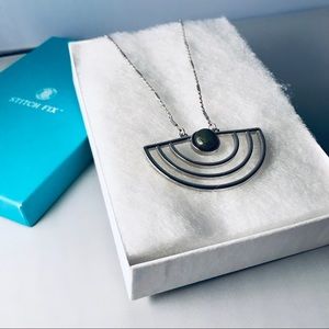 Maslow Silver Geo Pendent by Barry Jewelry NIB